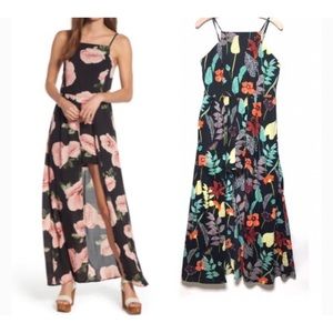 Band of Gypsies Floral tropical Maxi Romper